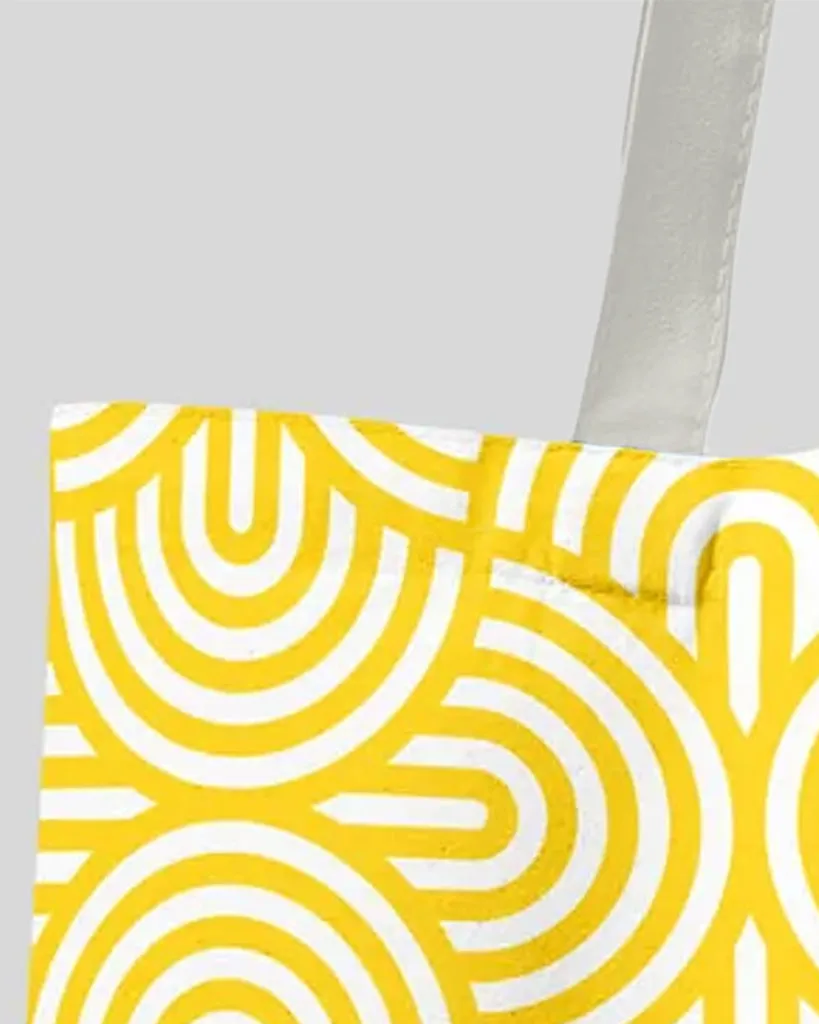 All Over Print Gusseted Shopping Tote Bag - Med/Large