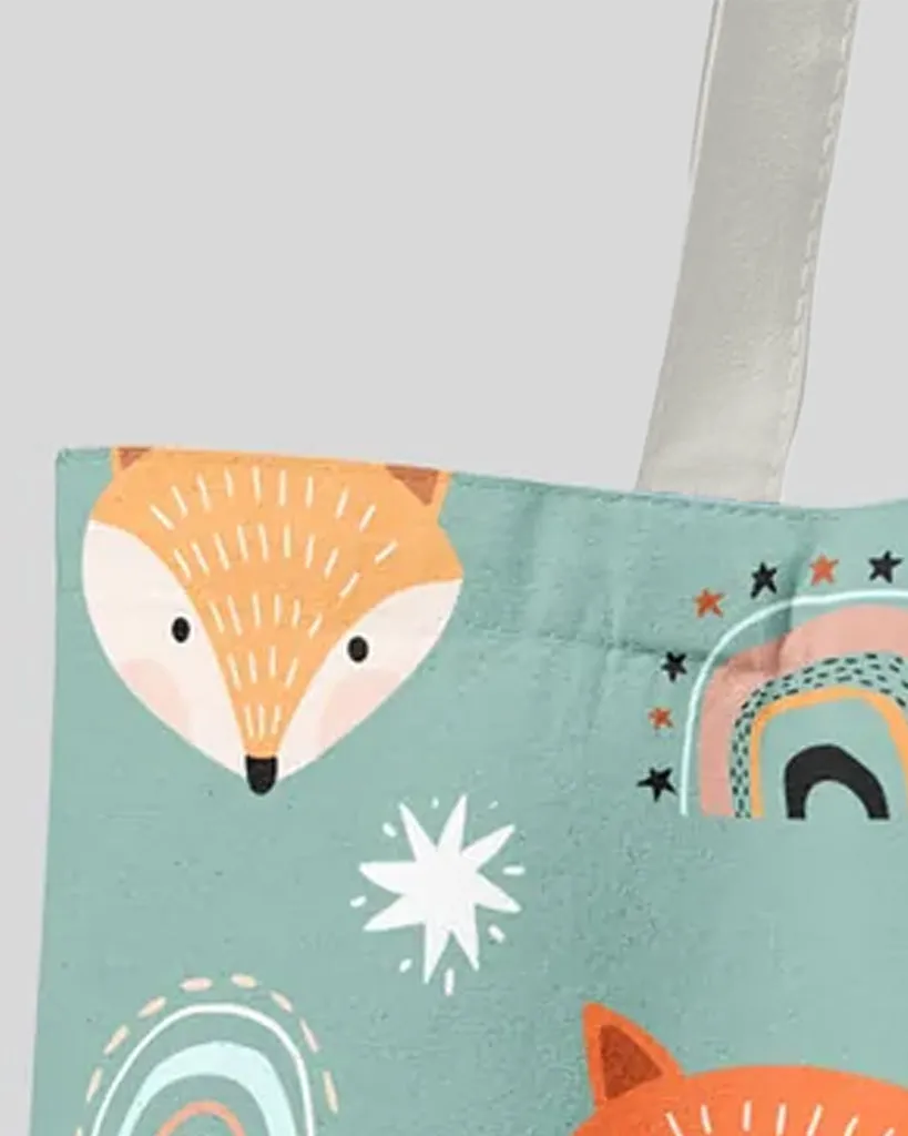 All Over Print Gusseted Shopping Tote Bag - Med/Large