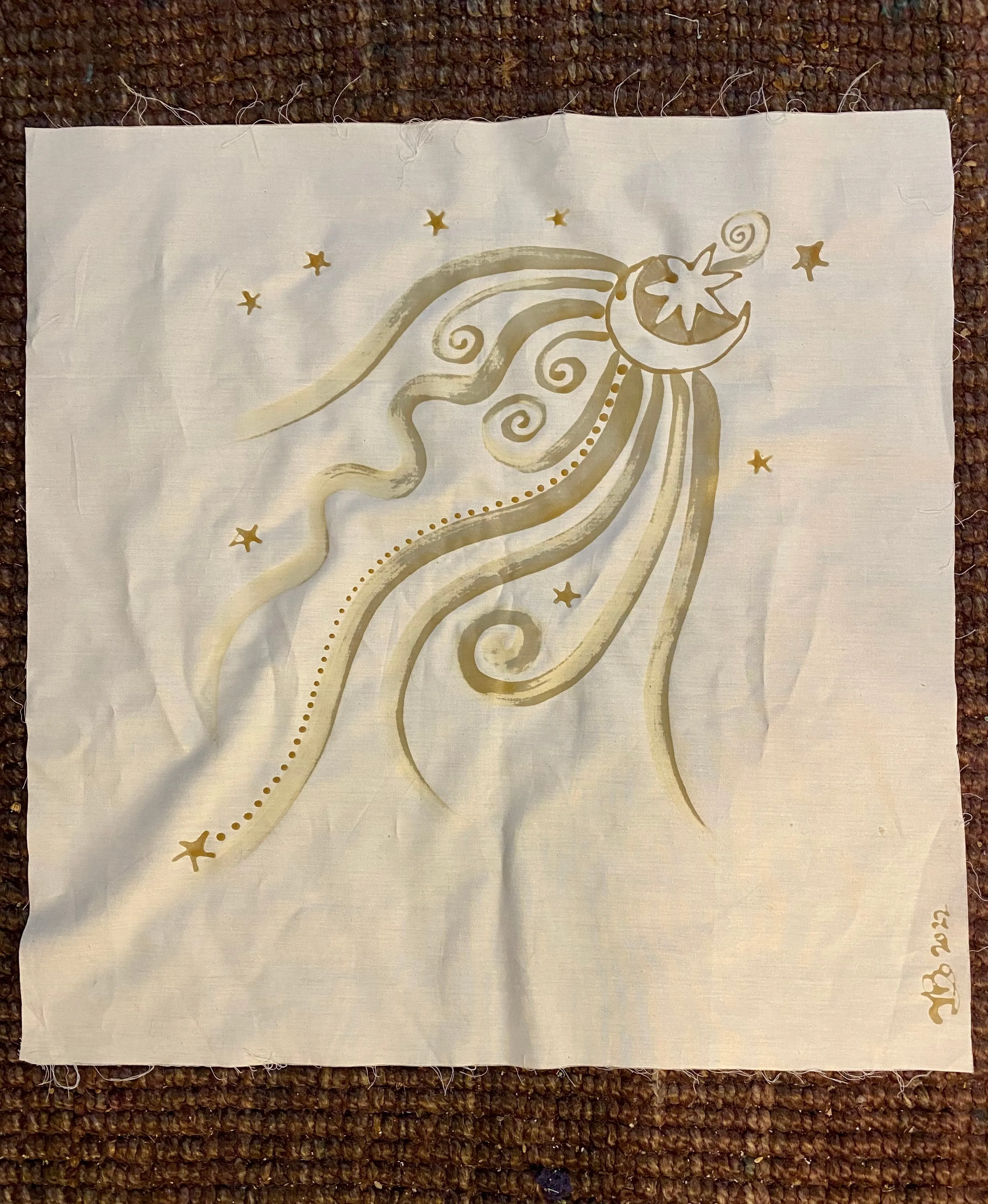Batik Fabric Square - The Art Of Creative Batik Members Project