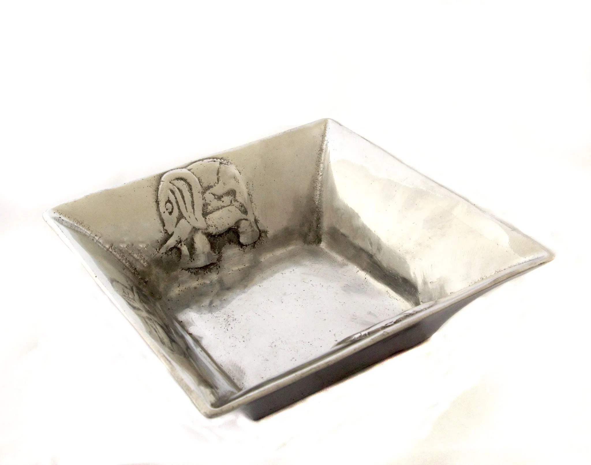 Bowl, Square shape with animals