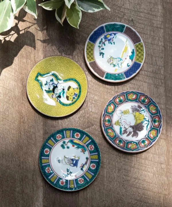 Bring Good Fortune Kutani Ware Plates