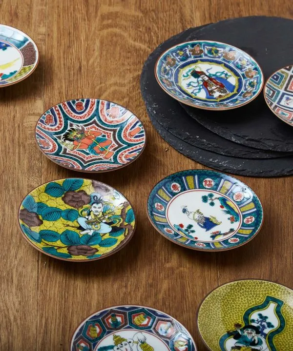 Bring Good Fortune Kutani Ware Plates