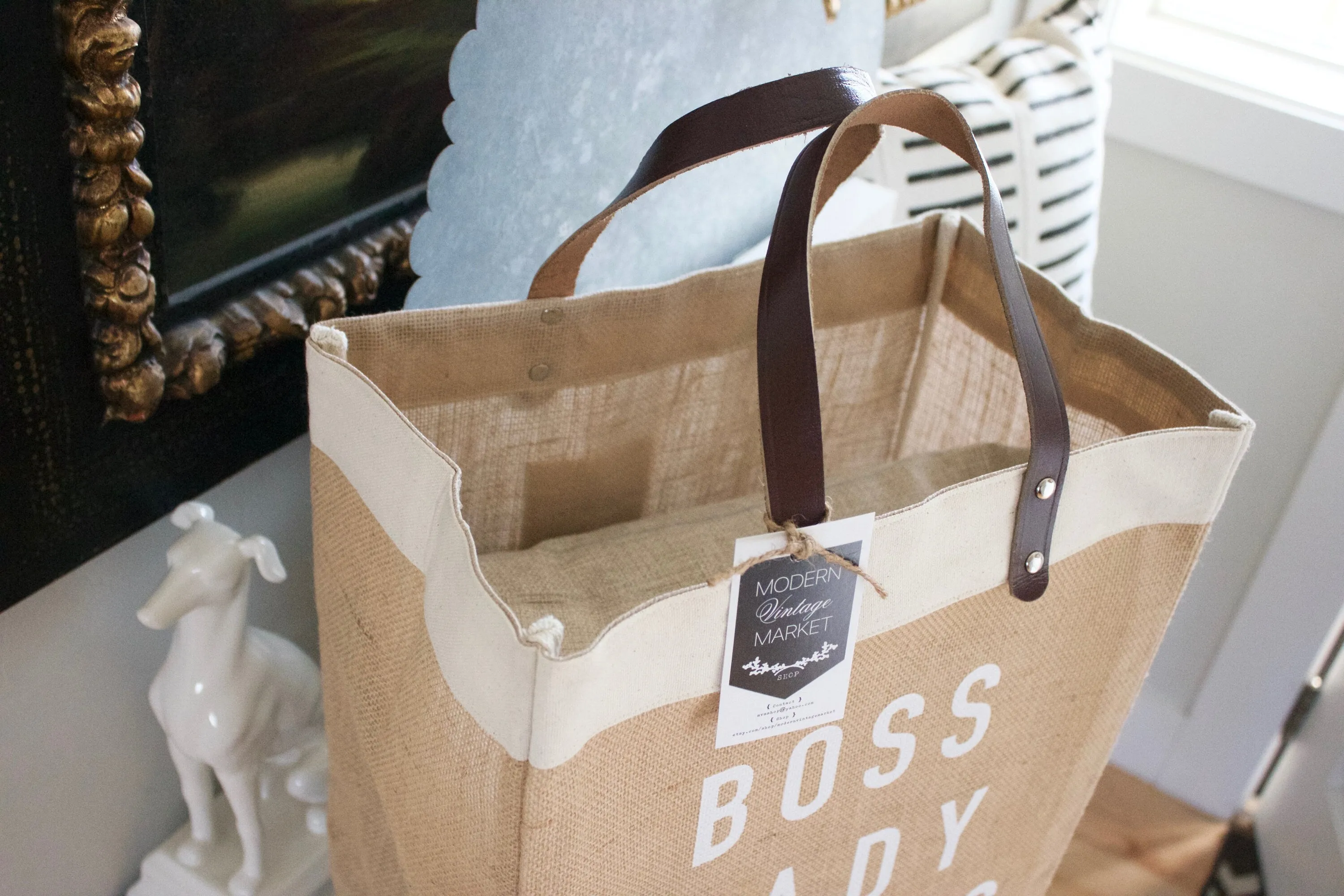 Custom Tall Market Bag