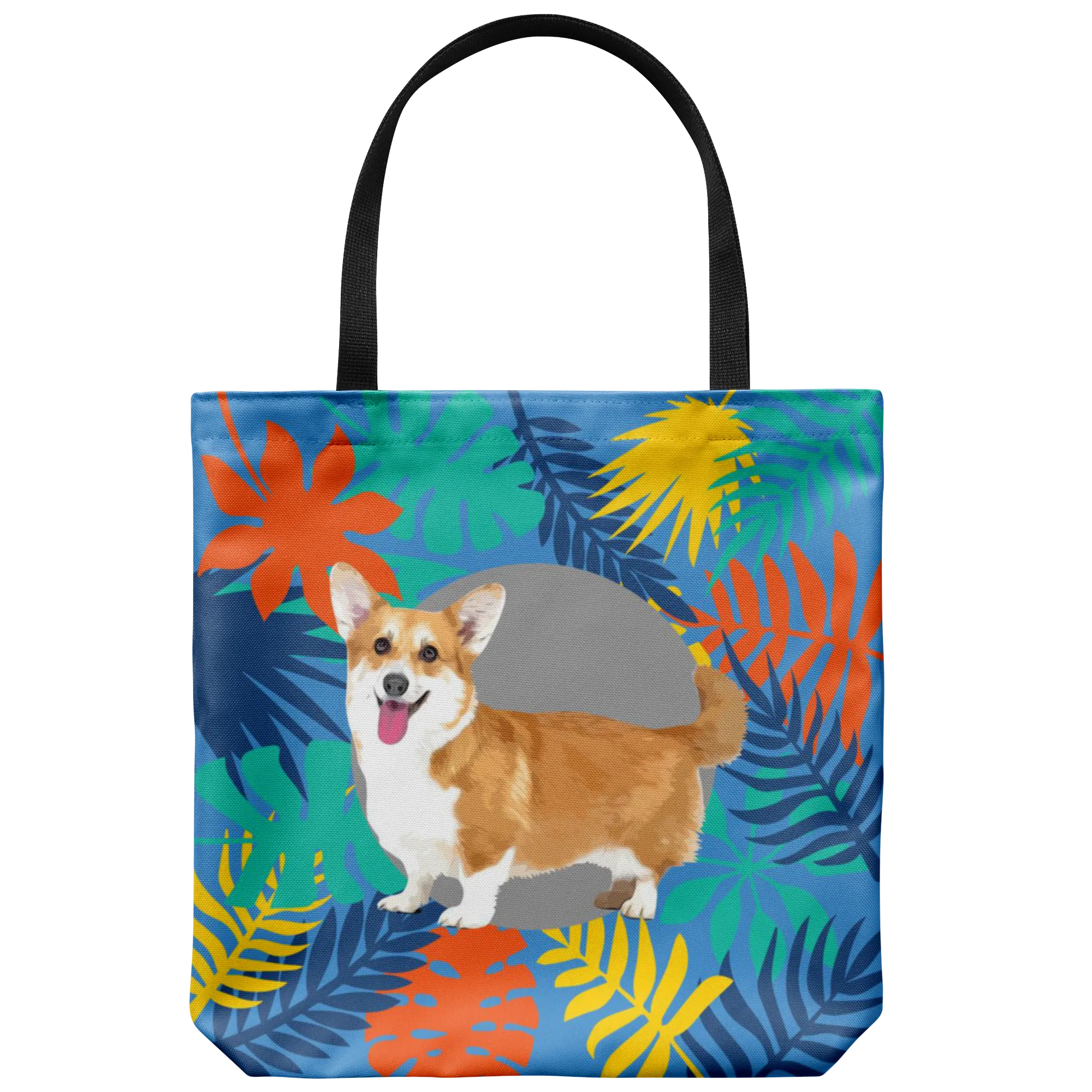 Custom Tote Bag - Colourful Leaves