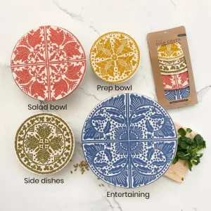 Dish & Bowl Cover Set of 4