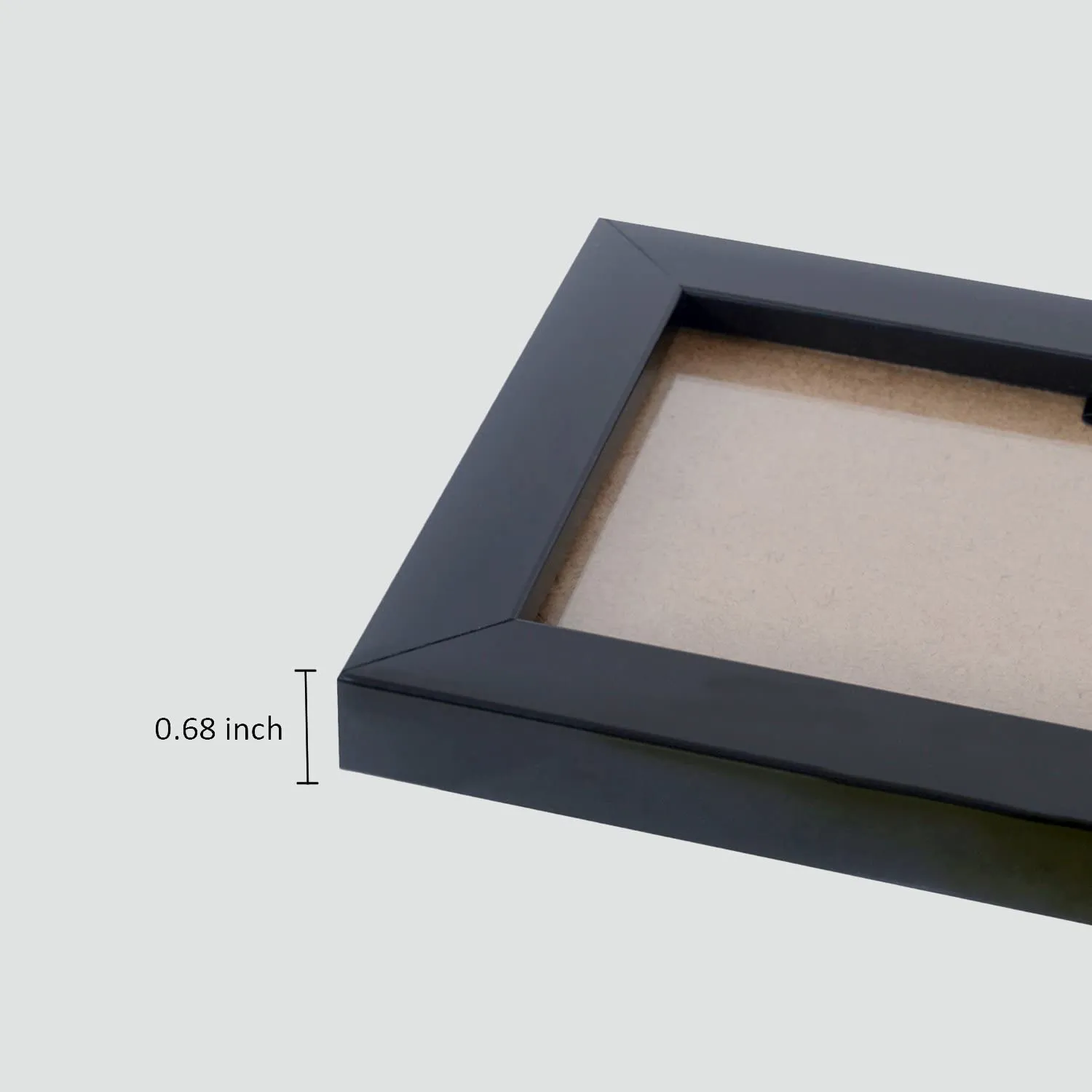 FA6 Wood Photo Frame With Photo Upload Customized Rectangular Wall Photo Frames For Couple And Family Gifts (4 Pcs 4X6 Inch, 2 Pcs 5X7 Inch, Black)