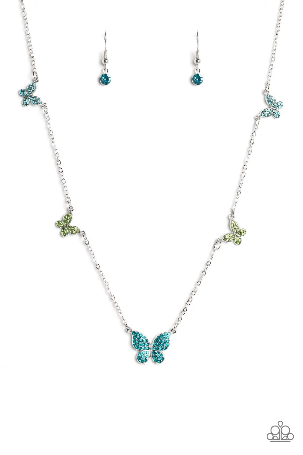 FAIRY Special - Blue Necklace - Paparazzi Accessories