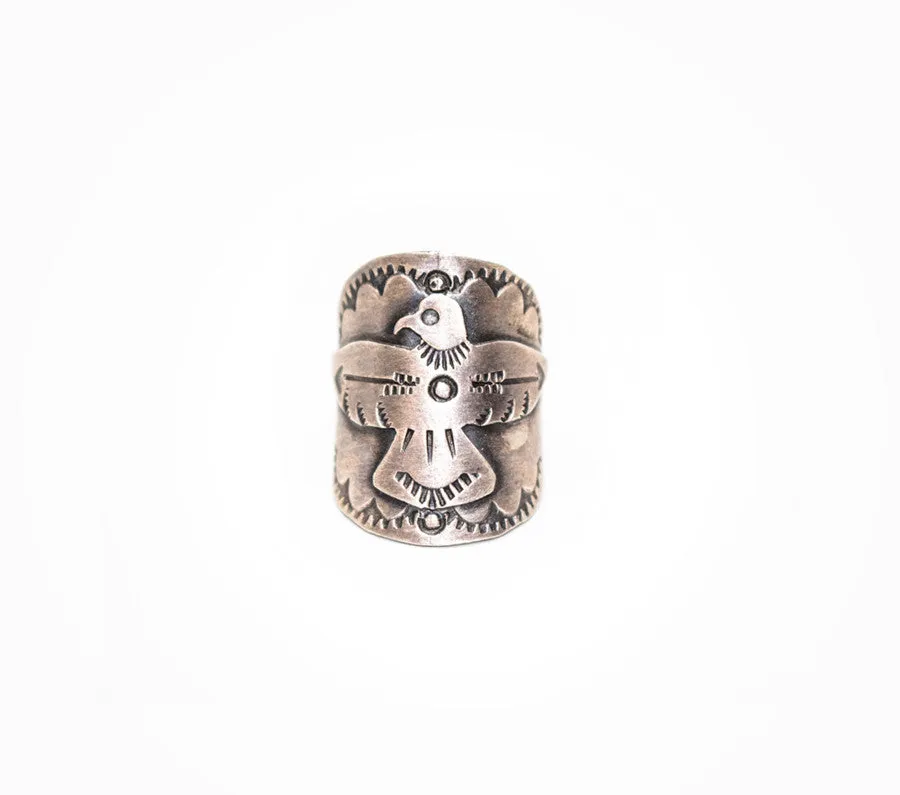Freebird Ring - Women’s Silver Engraved Jewelry