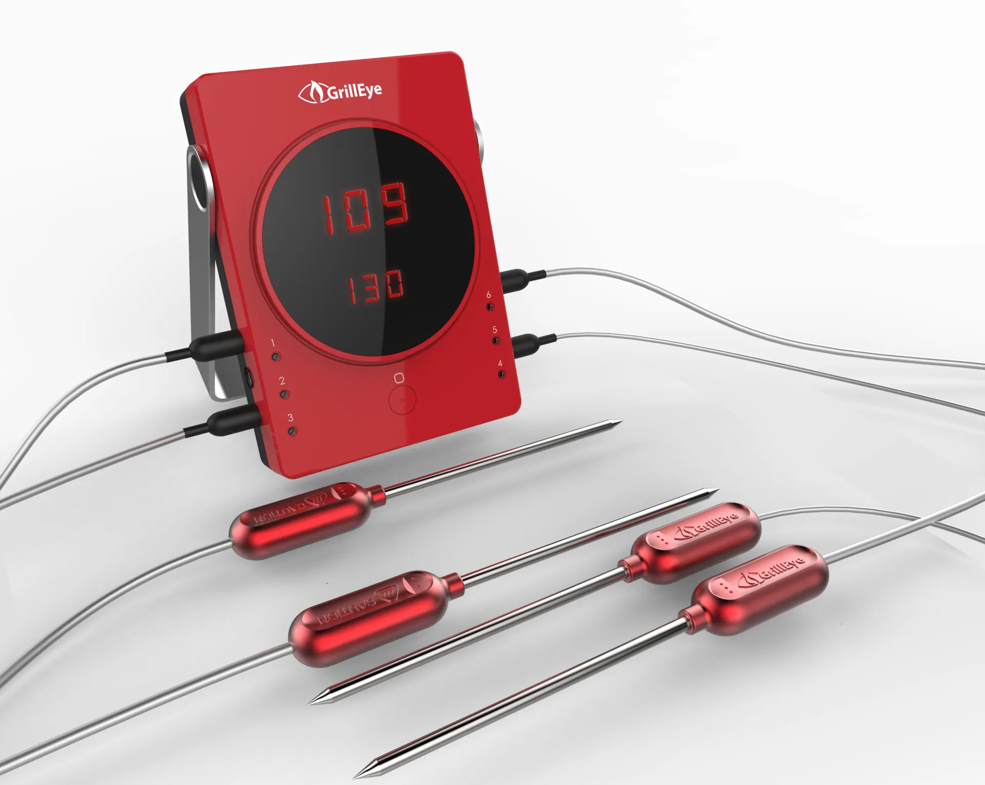 GrillEye Smart Bluetooth Grilling and Smoking Thermometer