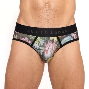 Hand Painted Floral Bouquet Brief