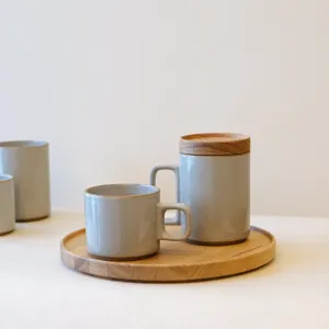 Hasami Porcelain Gloss Grey Colour Mug Cup