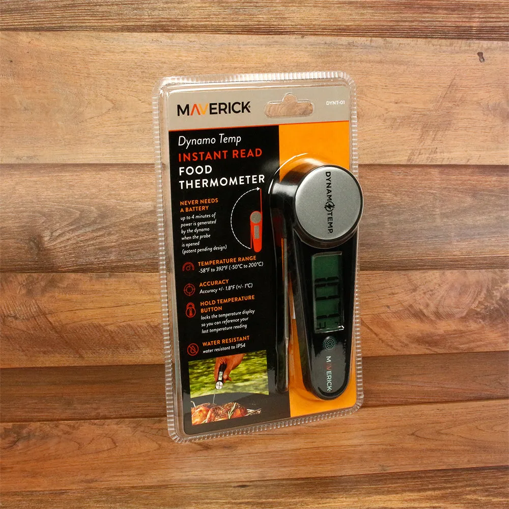 Maverick Dynamo Temp Instant Read Food Thermometer No Battery Magnetic DYNT-01