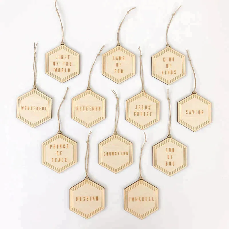 Names Of Jesus Ornaments