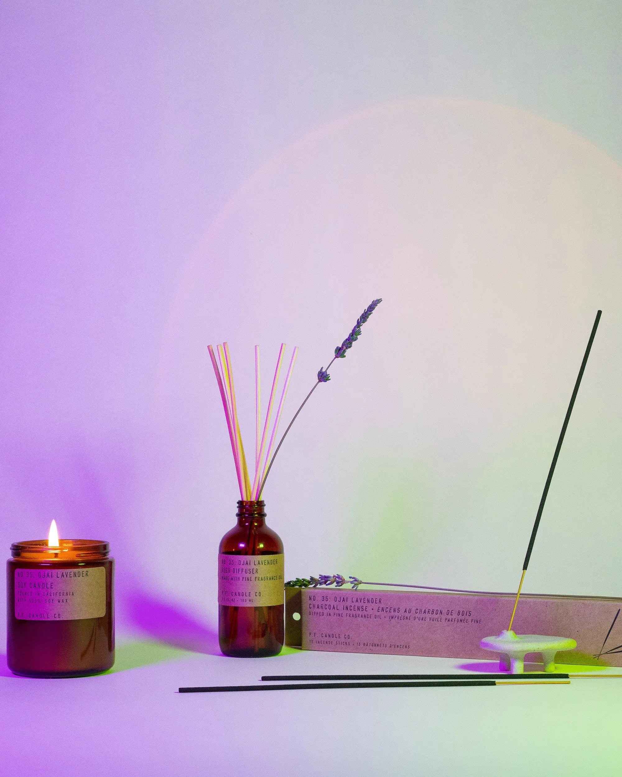 P.F. Candle Co. Reed Diffuser - Ojai Lavender