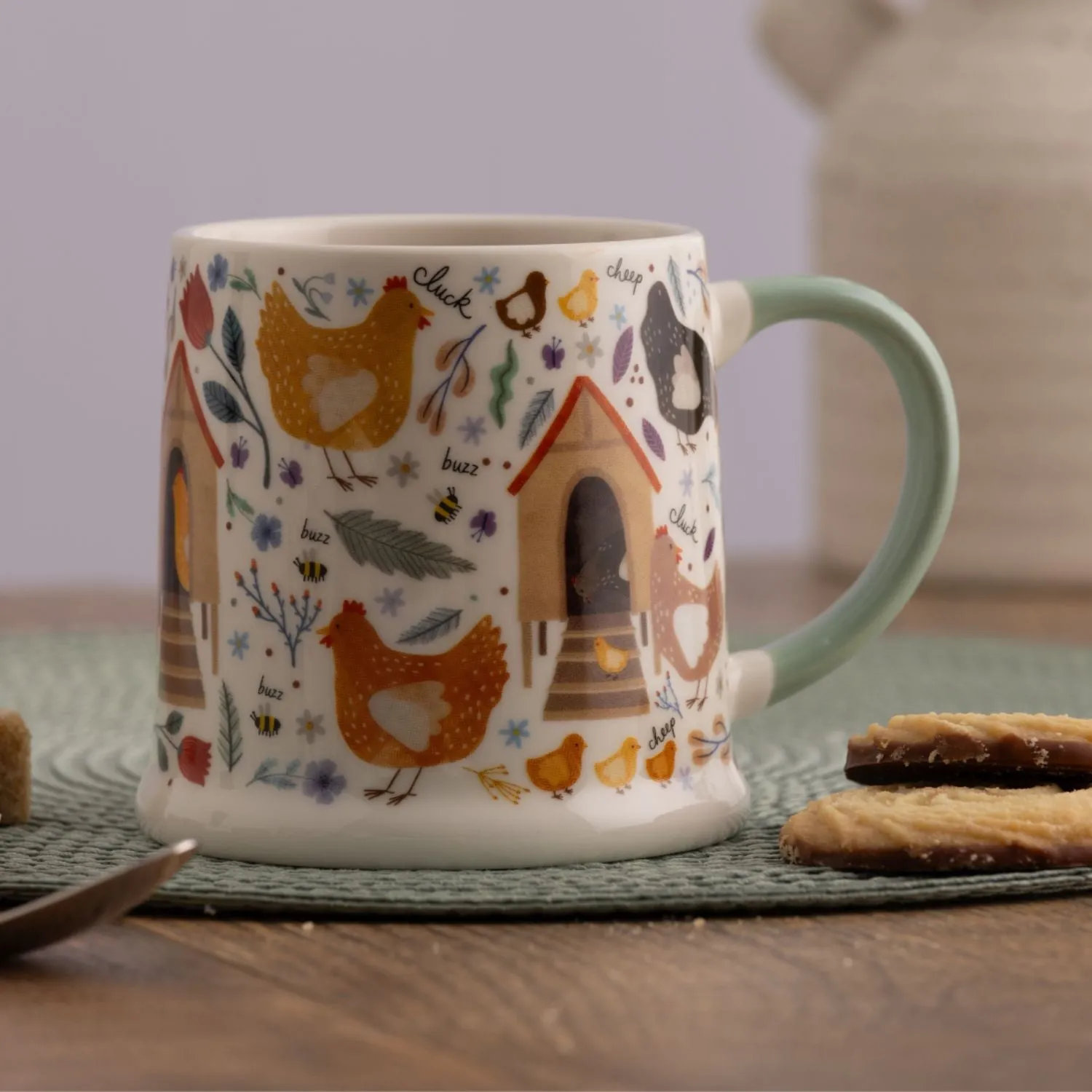 Price & Kensington 380ml Chicken Coop Mug