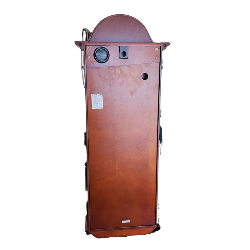 RHYTHM Wood Pendulum Clock (Brown_36.2 x 93 x 13.6 cm)