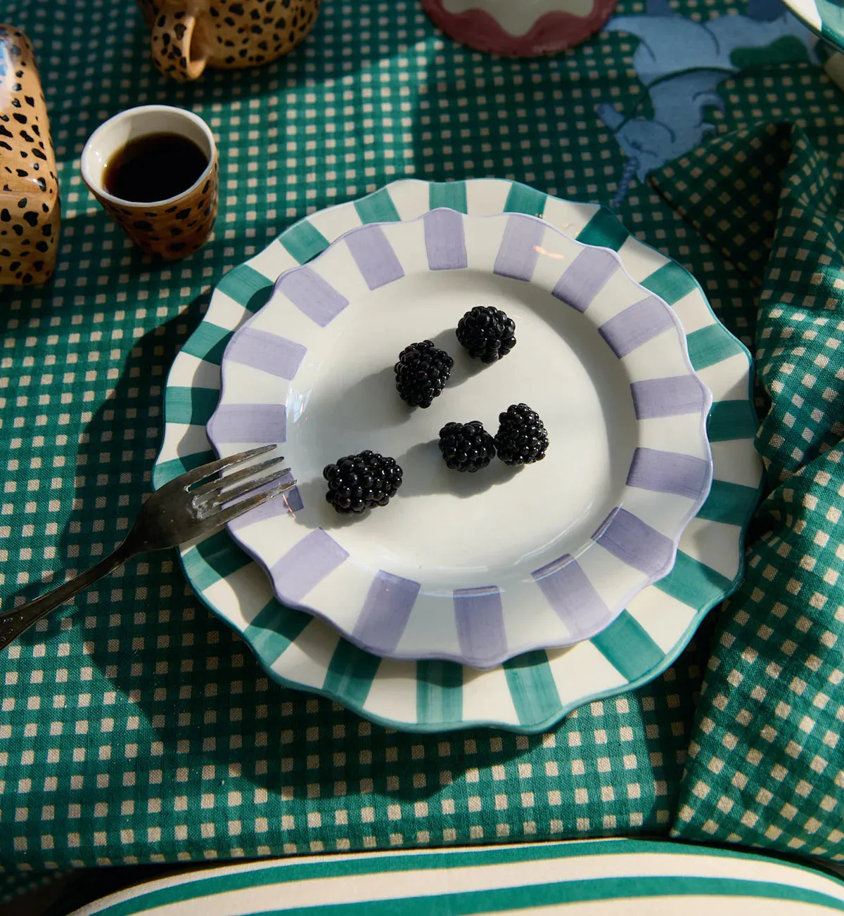 Scalloped Breakfast Plate