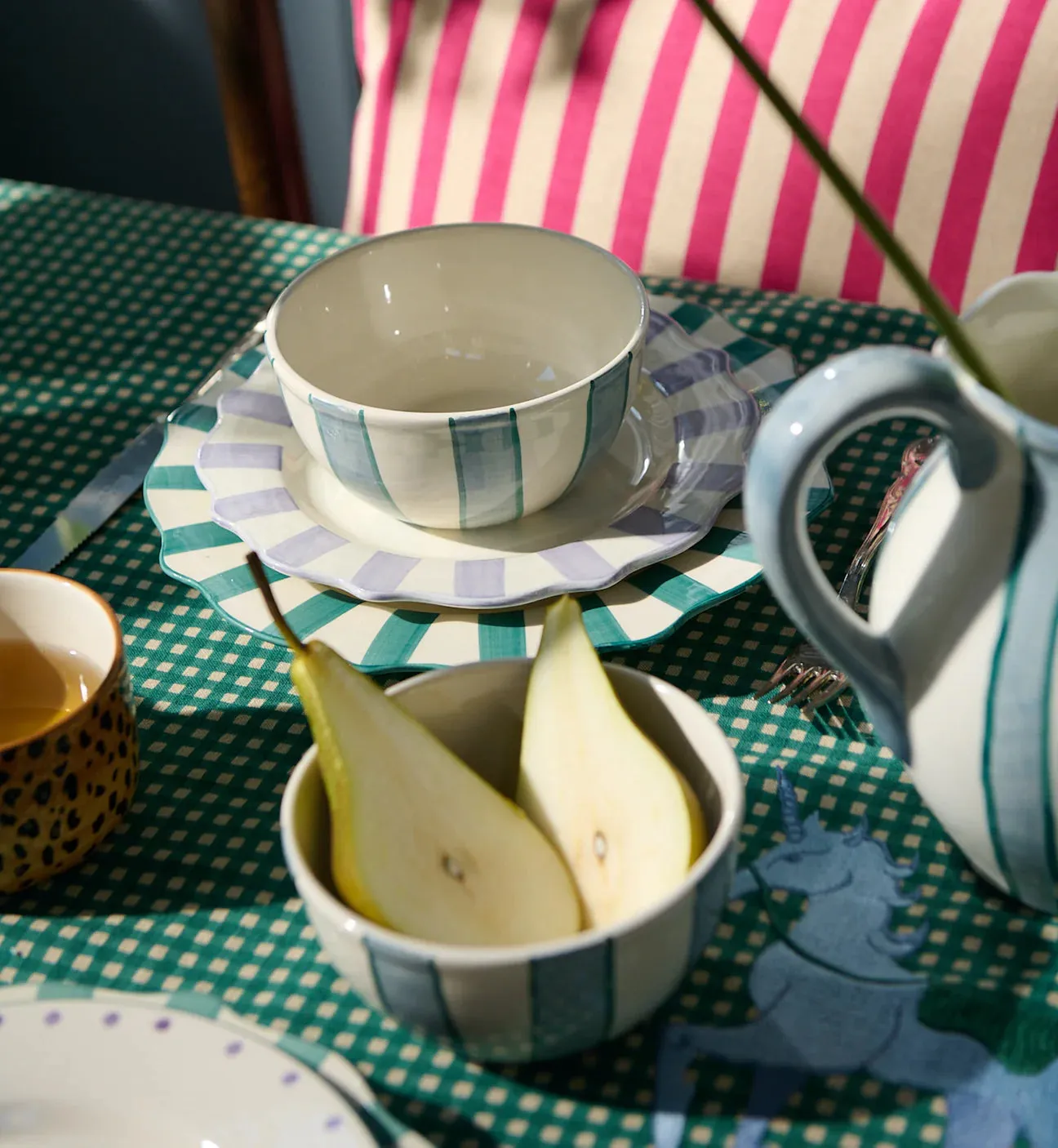Scalloped Breakfast Plate