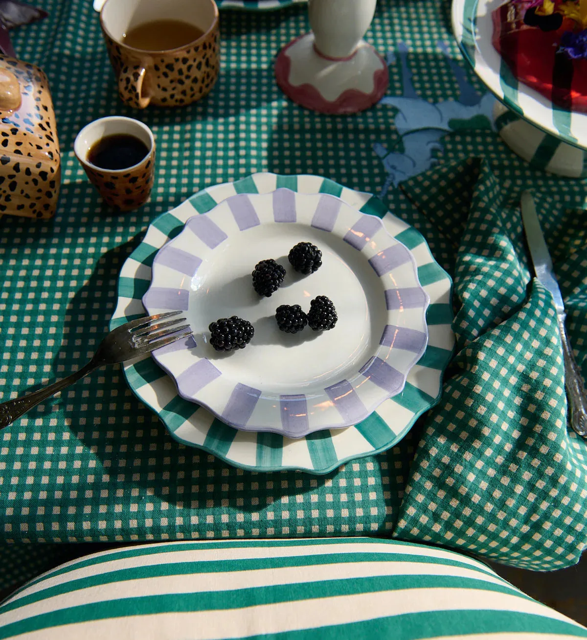 Scalloped Breakfast Plate