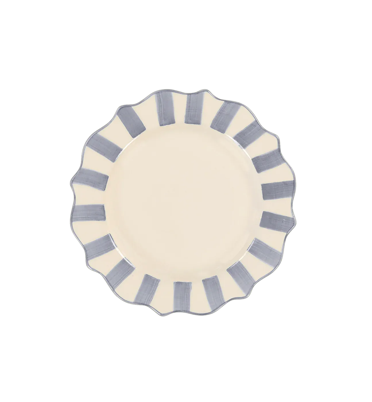 Scalloped Breakfast Plate