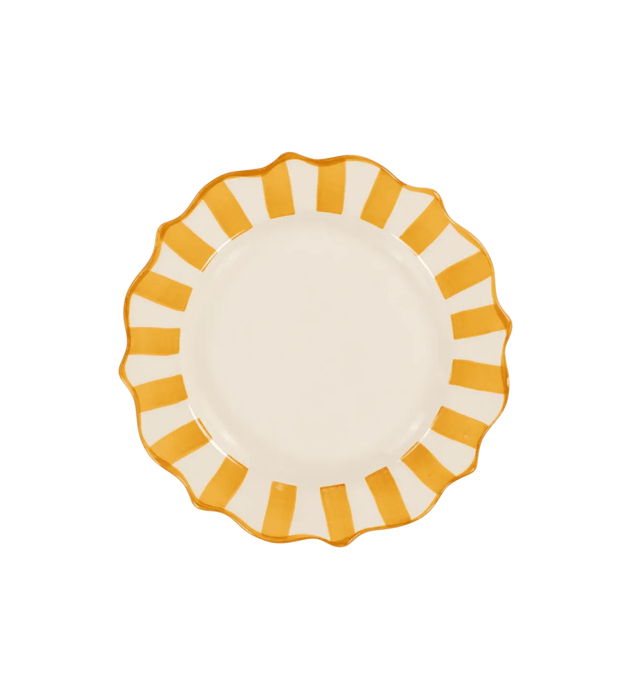 Scalloped Breakfast Plate