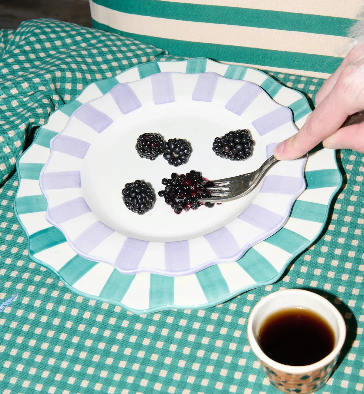 Scalloped Breakfast Plate