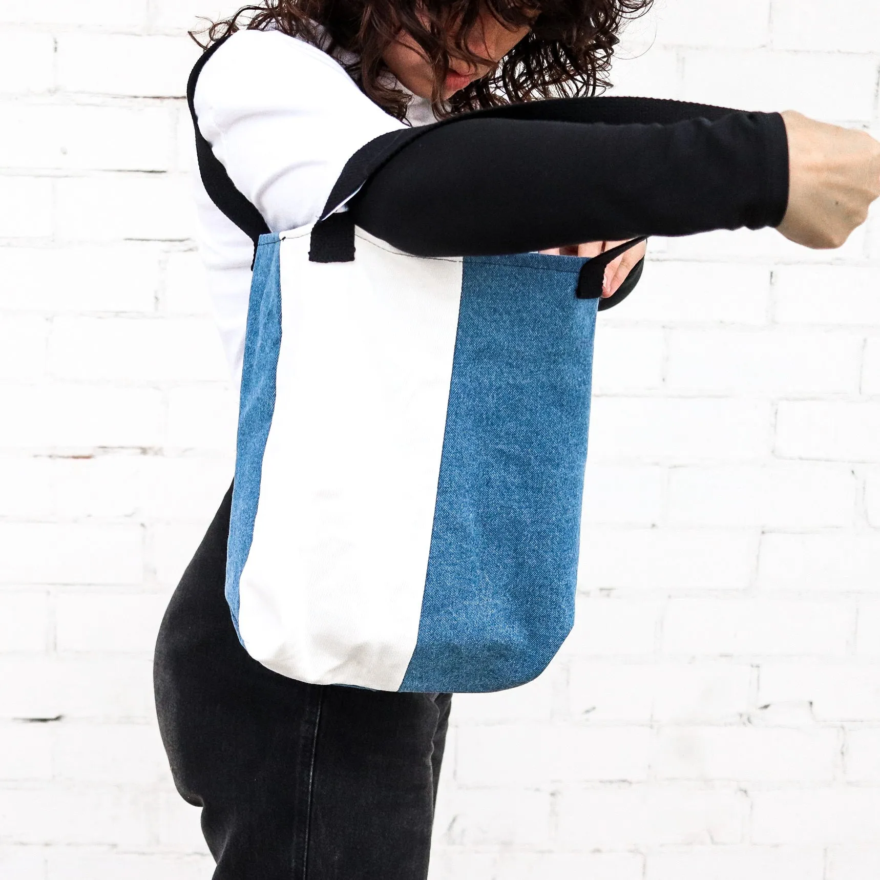 SCRAPPY TOTE BAG