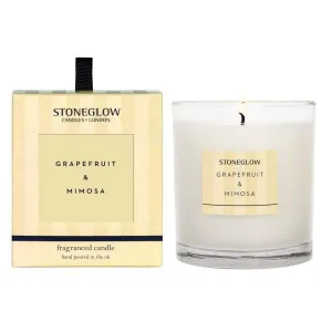 Stoneglow Grapefruit and Mimosa Scented Candle