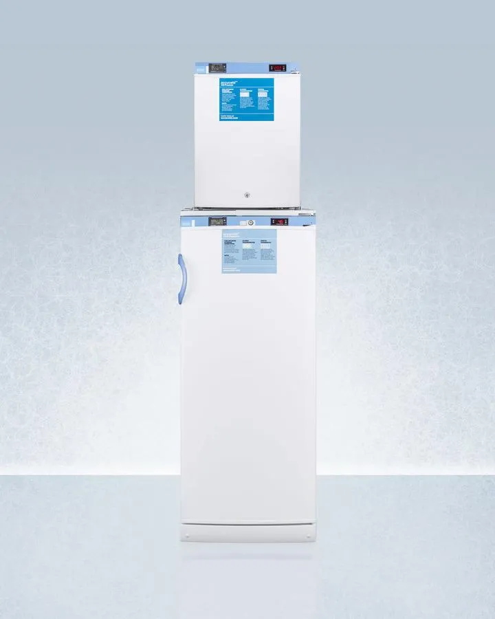 Summit FFAR10FS30LSTACKMED2 24" Wide All-refrigerator/all-freezer Combination