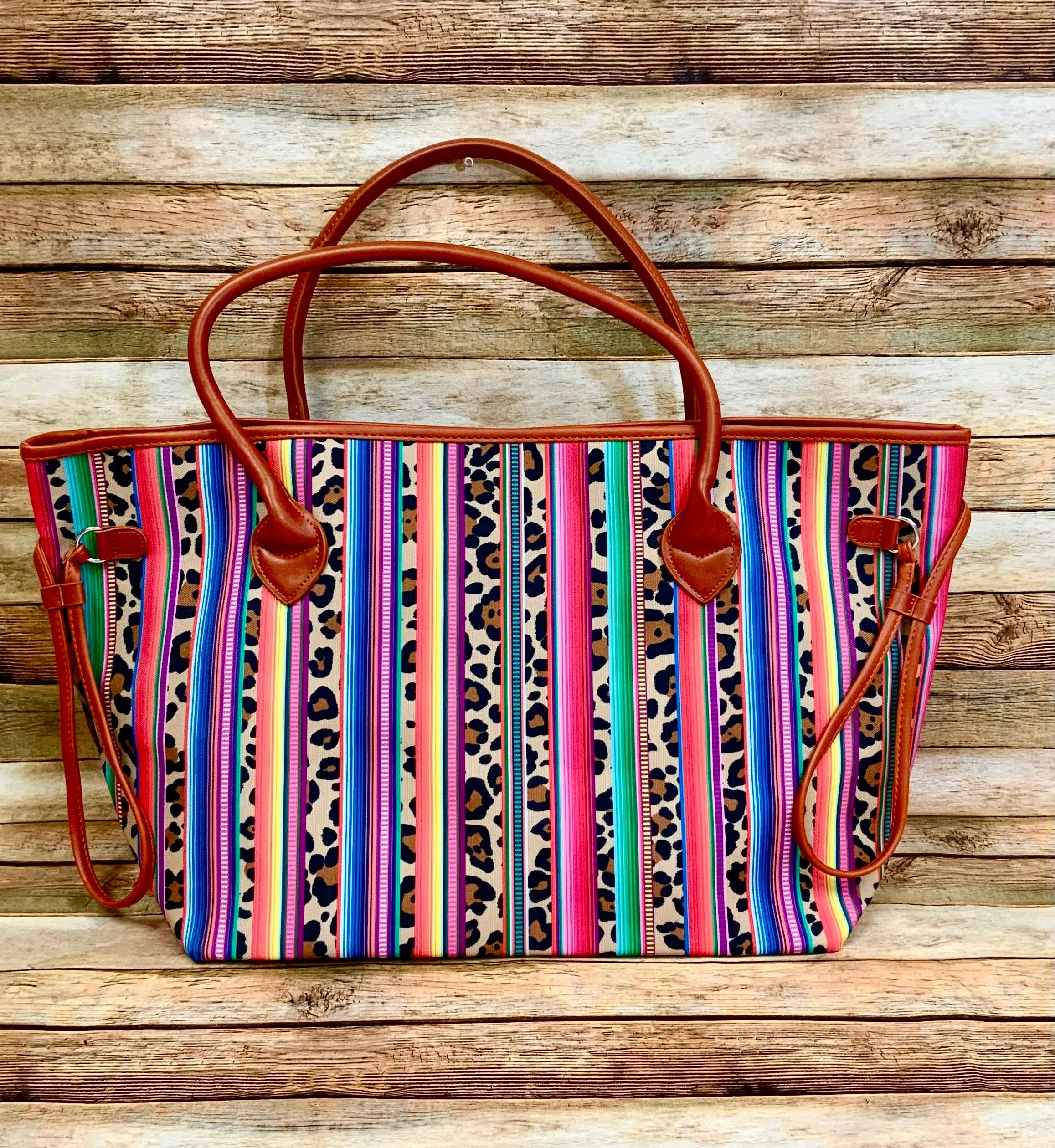 Wild West Serape Tote Bag and Wristlet