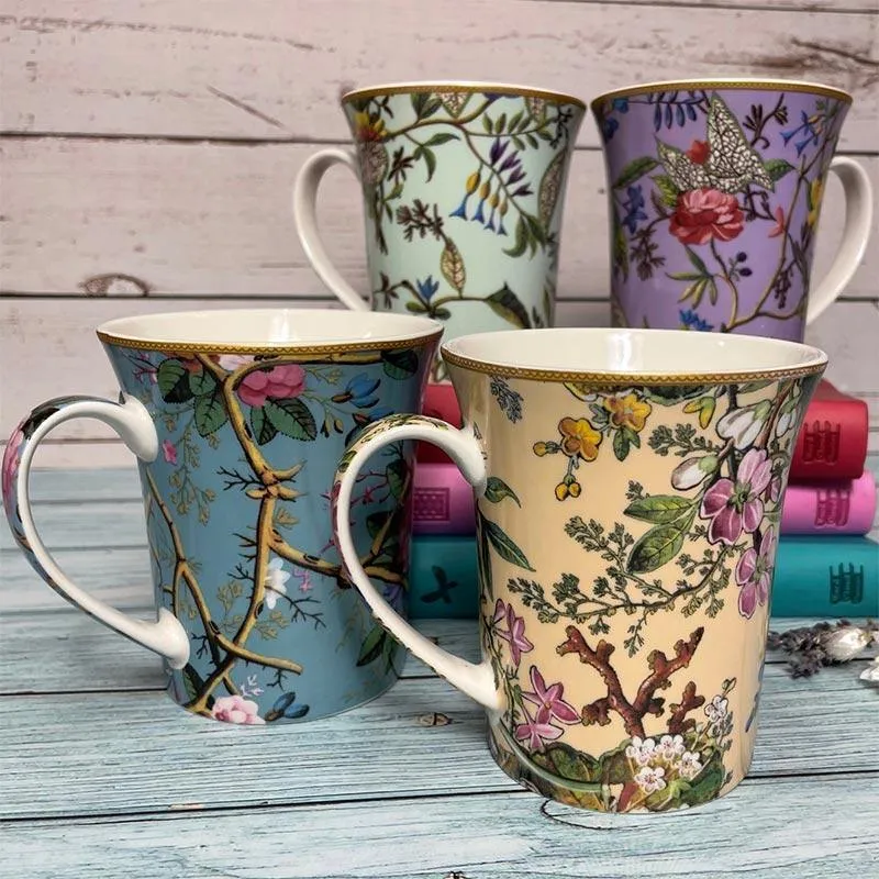 William Kilburn Mugs - Set of 4 Watercolour Designs
