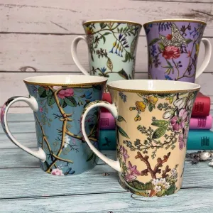 William Kilburn Mugs - Set of 4 Watercolour Designs